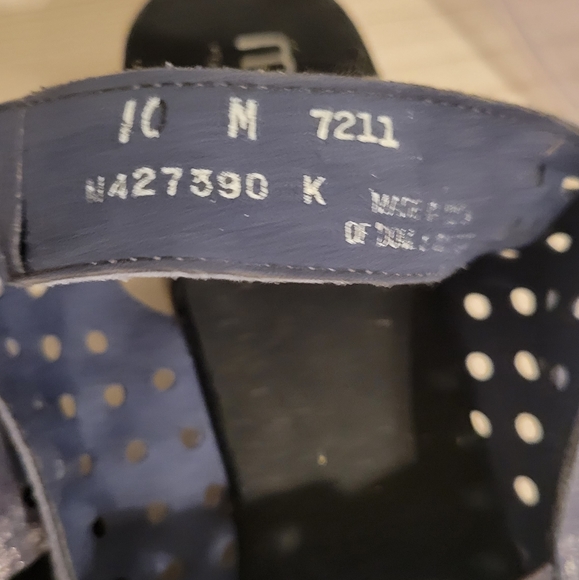 Munro Blue Sparkly Small Heeled Sandals Size 10 - Picture 3 of 6